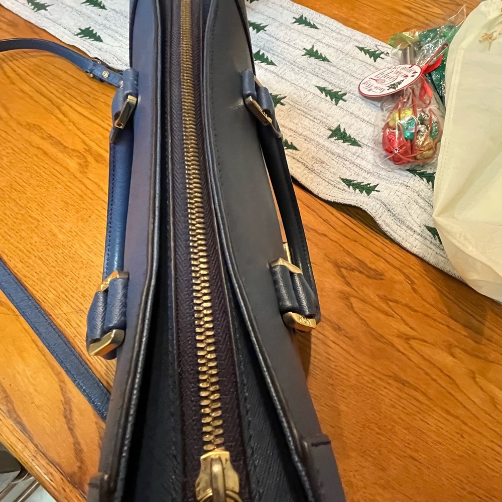 MCM Blue‎ Saffiano Leather 2 Way Bag - Picture 4 of 14